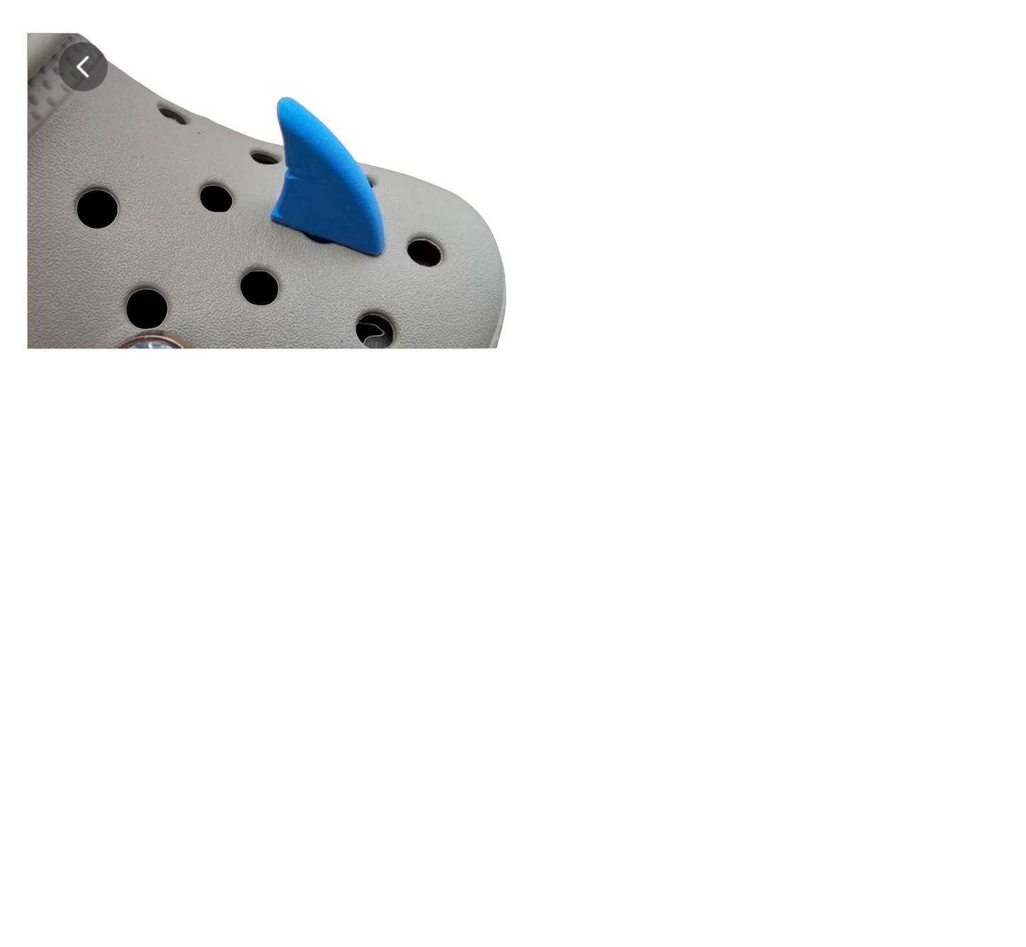 SBAST Sharks Croc Charm