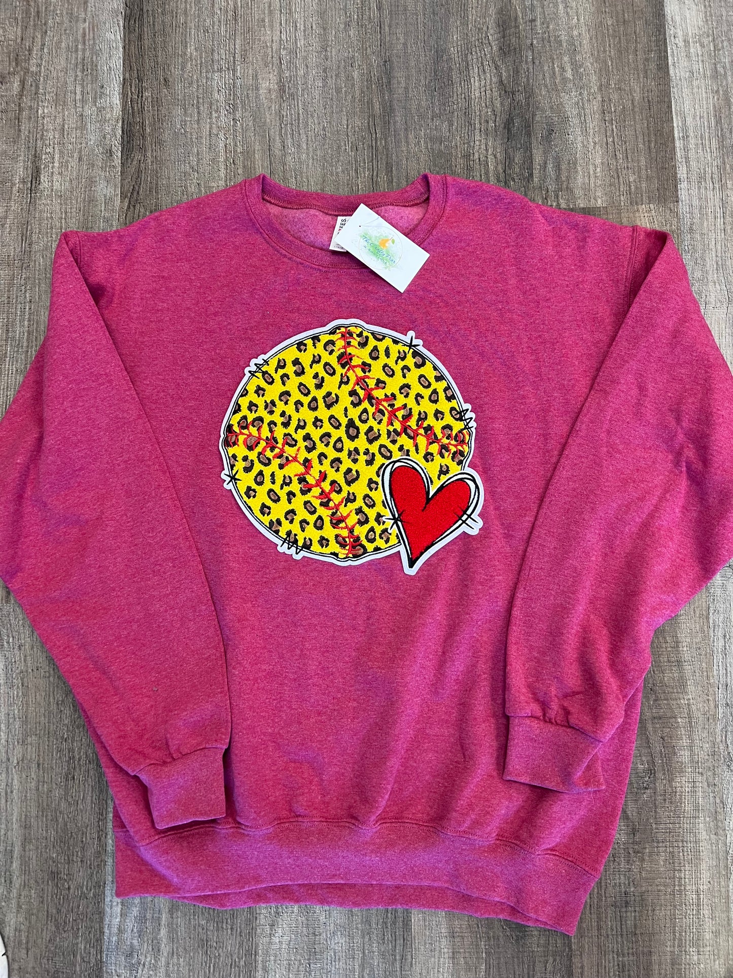 Softball Chenille Sweatshirt