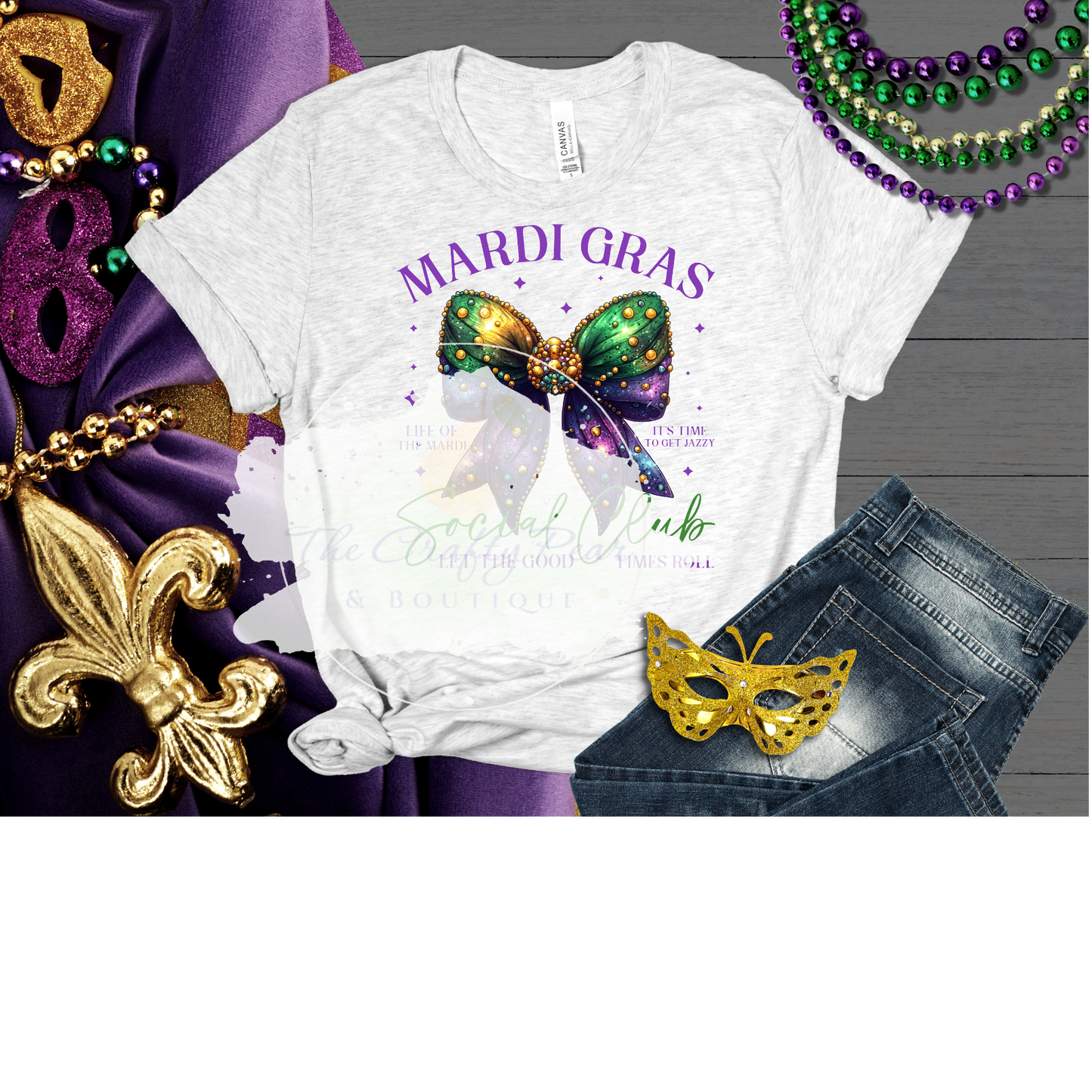 Mardi Gras Social Club - DTF Transfer