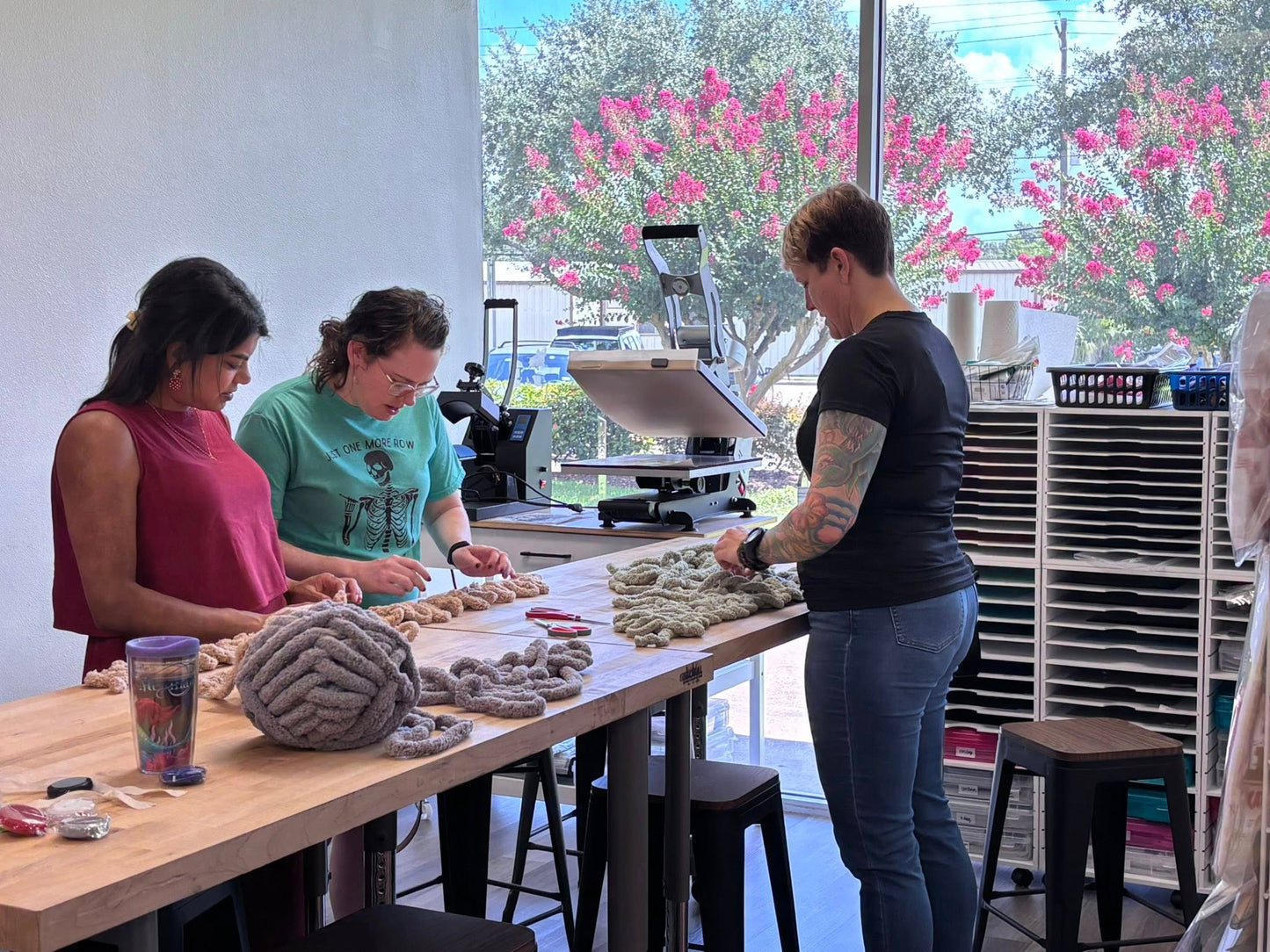 Hand Knit Blanket Workshop