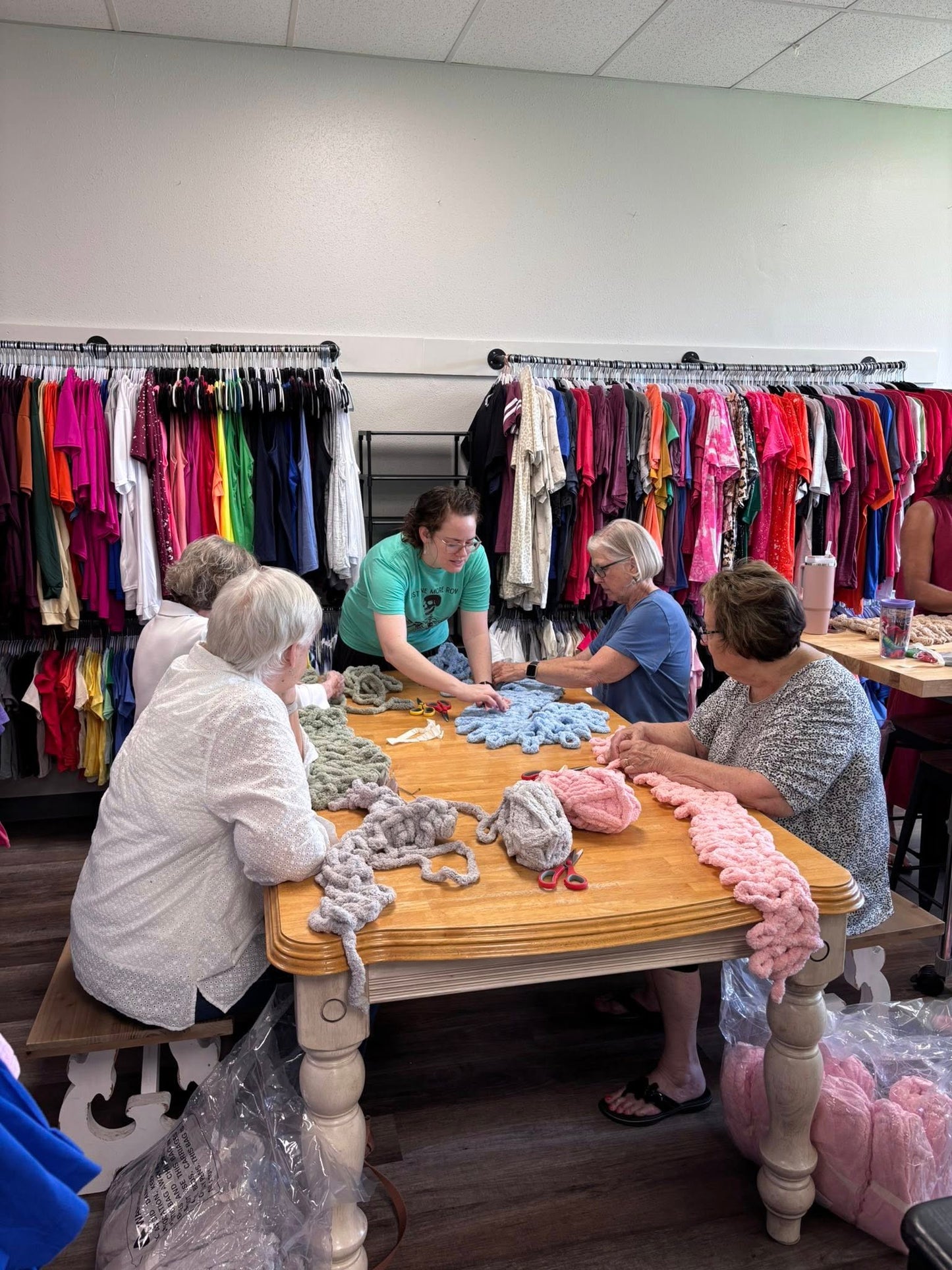 Hand Knit Blanket Workshop