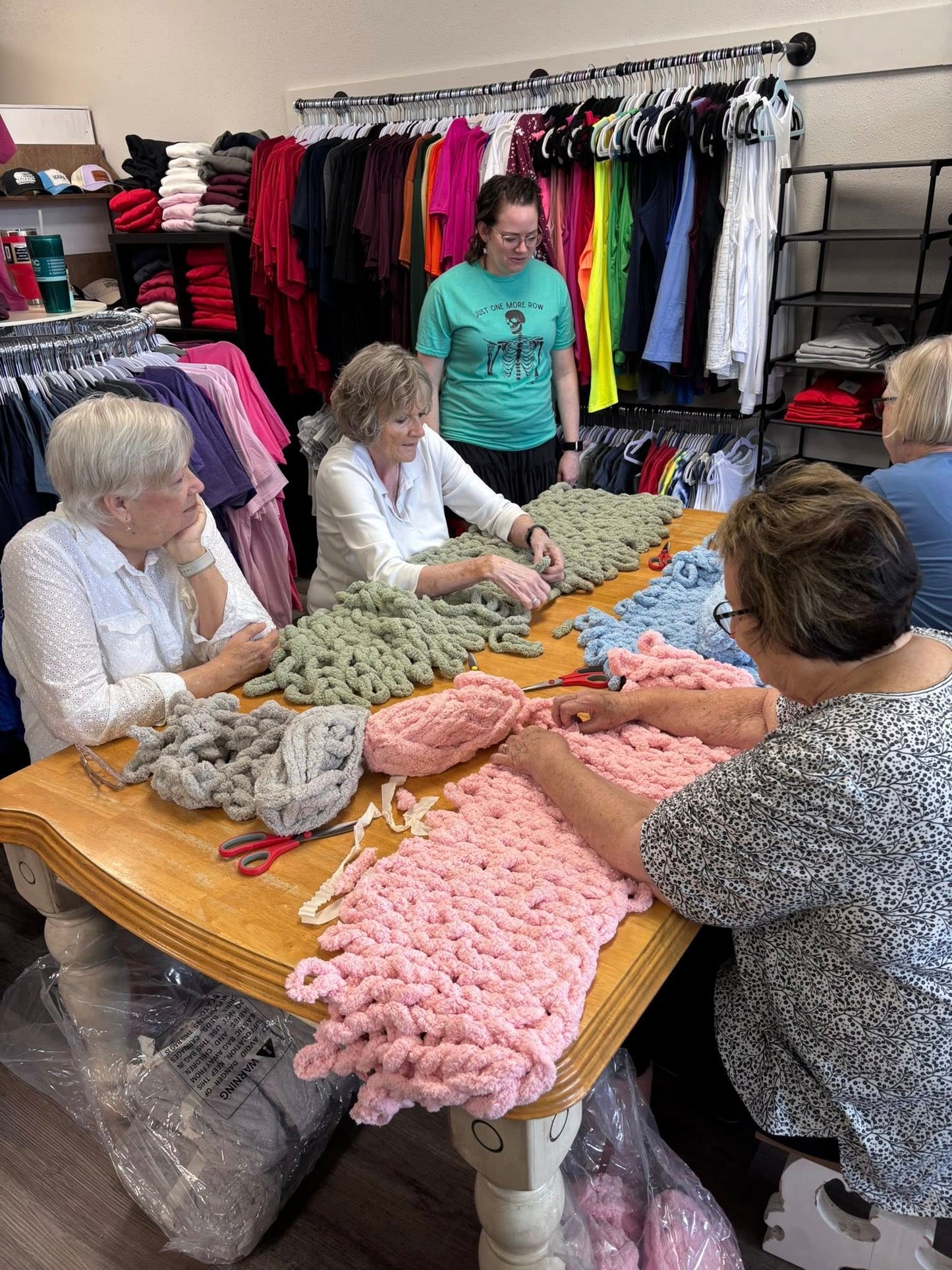 Hand Knit Blanket Workshop