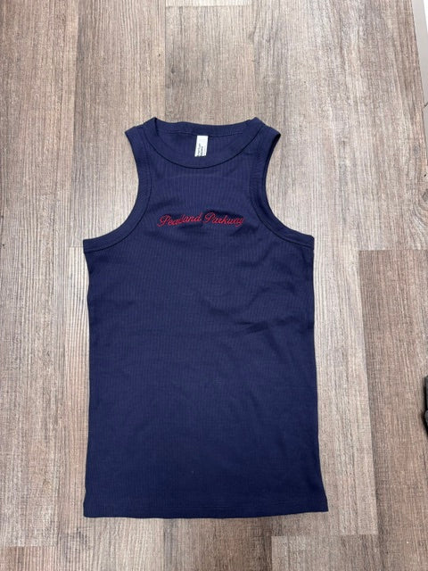 Pure Barre- Pearland Parkway Embroidered Tank