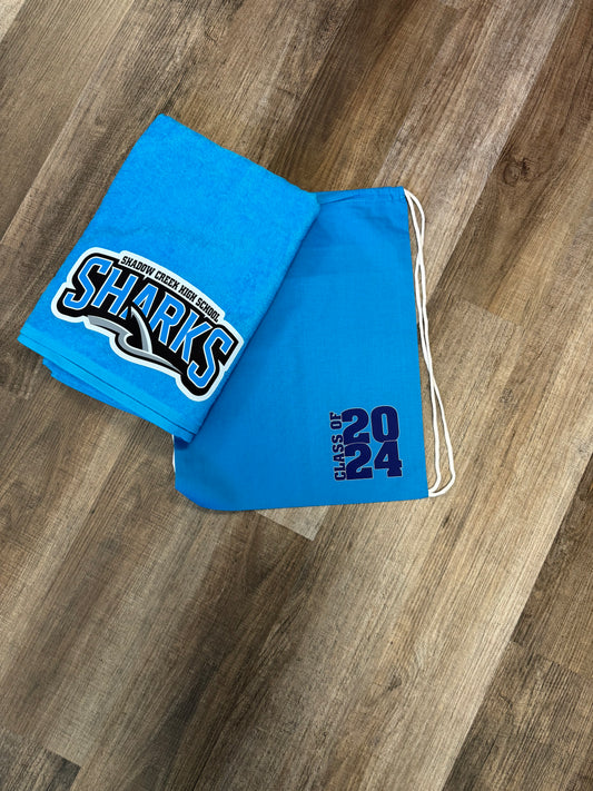 Shadow Creek High School Summer Bundle:  Towel & bag Combo
