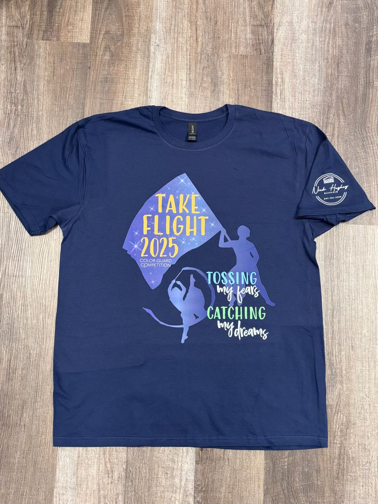 Take Flight Color Guard Competition Shirt