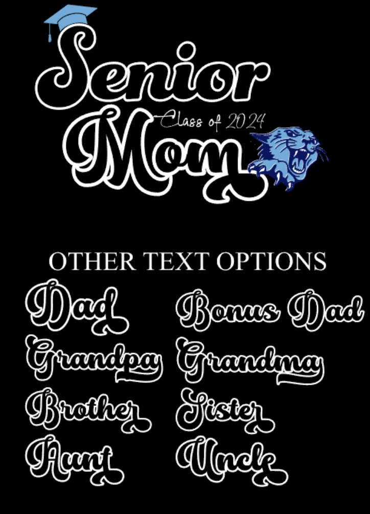 Turner College & Career High School - Senior Family Personalized Tees