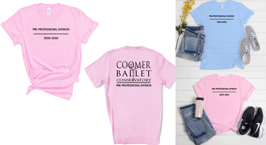 Coomer Ballet Conservatory Pre-Professional Division Tee