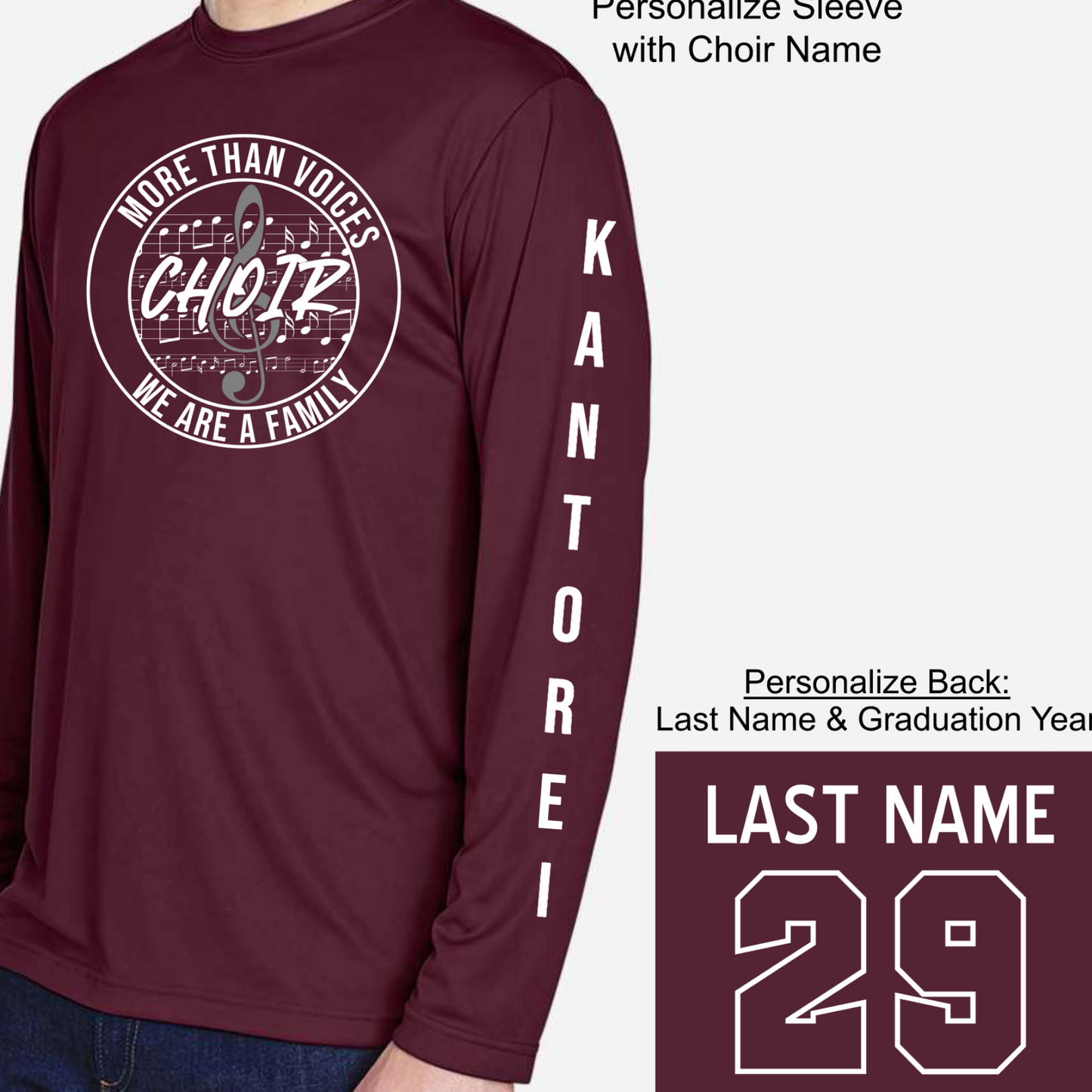 Pearland Choir More Than Voices Long Sleeve Dri-Fit