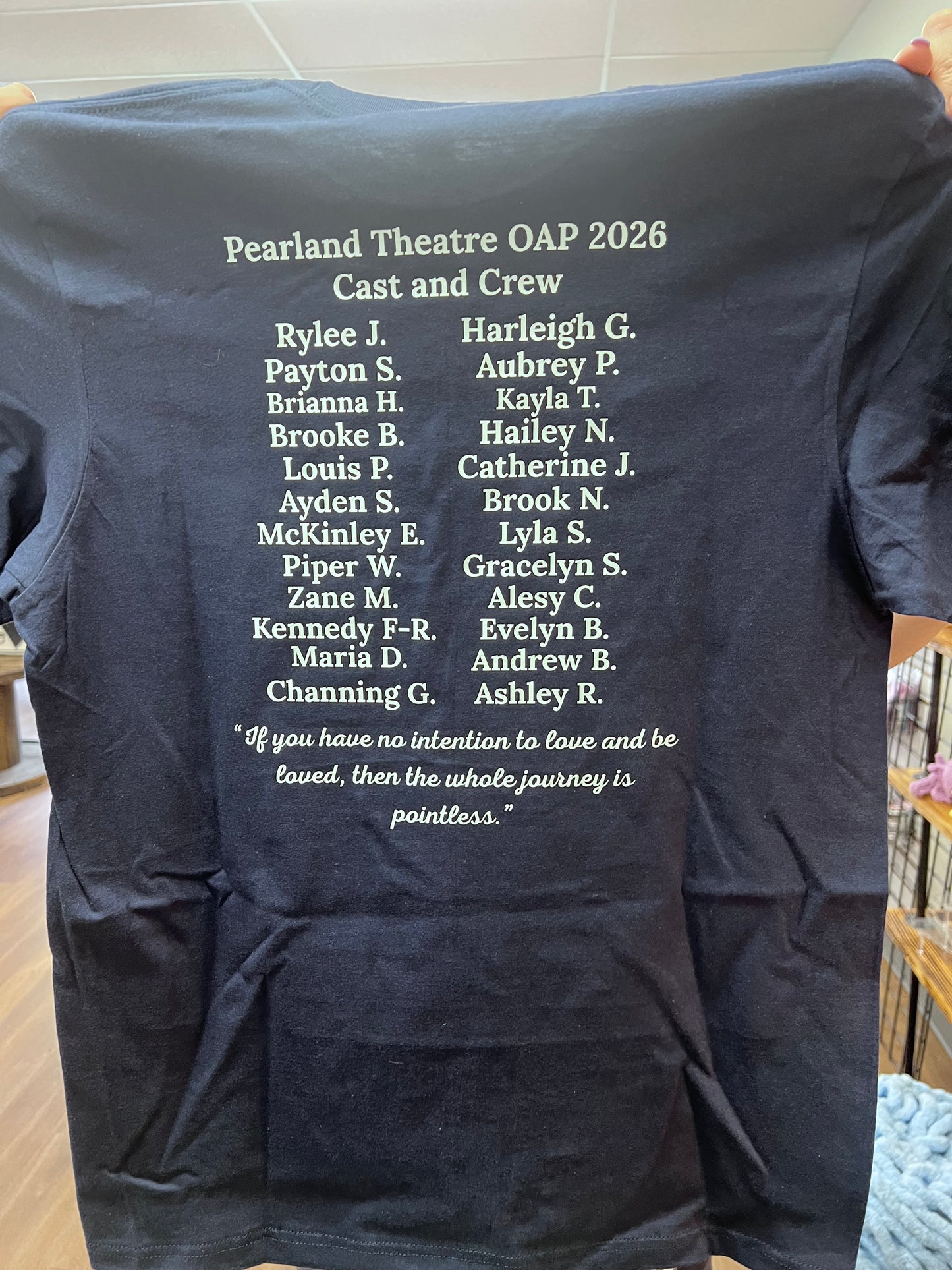 Pearland Theater OAP - Miraculous Journey of Edward Tulane Show Shirt