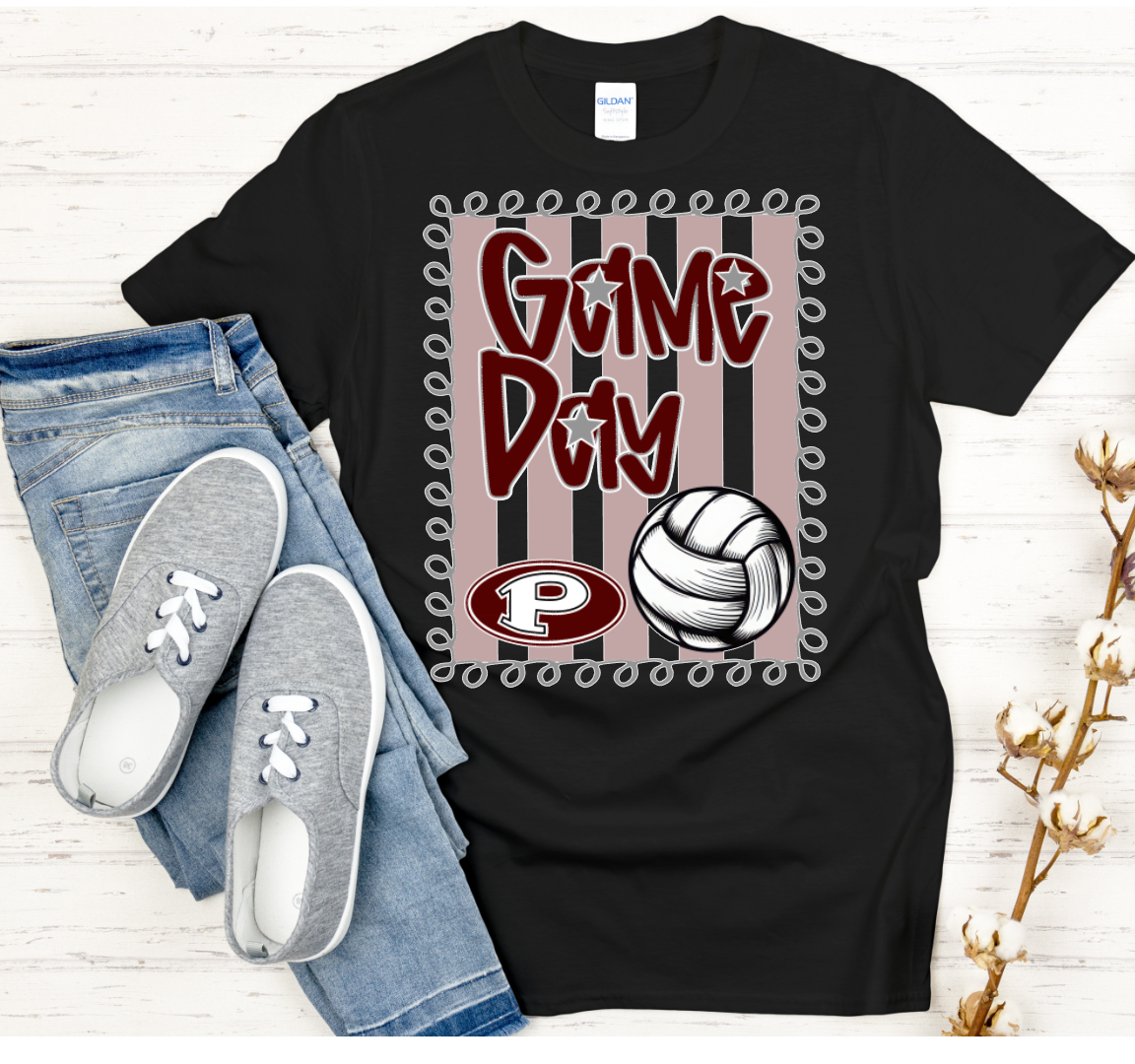 Pearland Volleyball Game Day Coquette