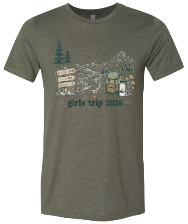 Custom Request:  Girls Hiking Trip 2026 Rustic