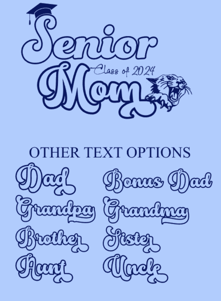 Turner College & Career High School - Senior Family Personalized Tees