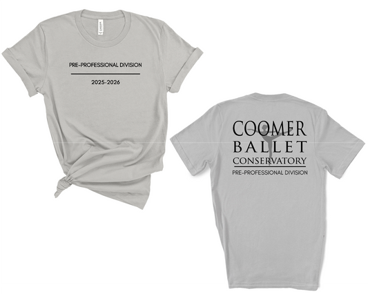 Coomer Ballet Conservatory Pre-Professional Division Tee
