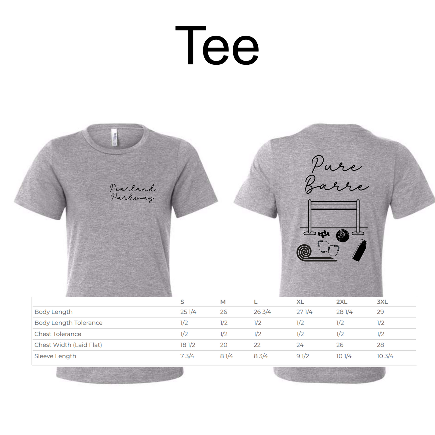 Pure Barre Club Pearland Parkway Tee