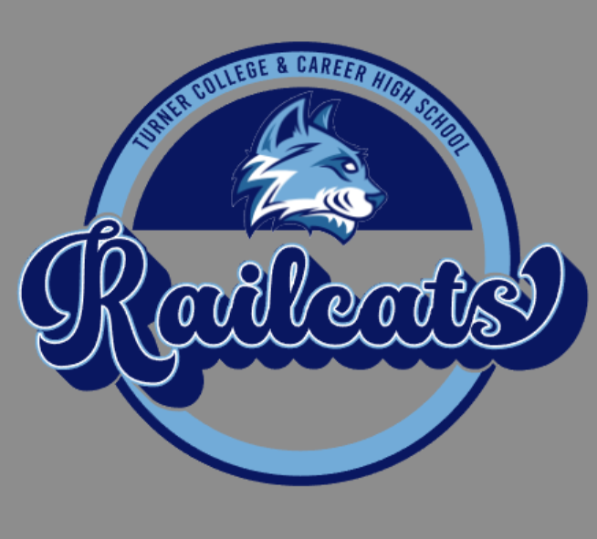 Turner College & Career High School - Railcats Retro Circle