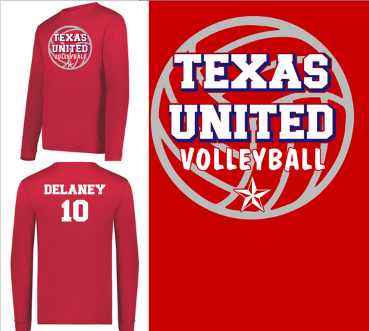 Texas United - Long Sleeve Dry Fit