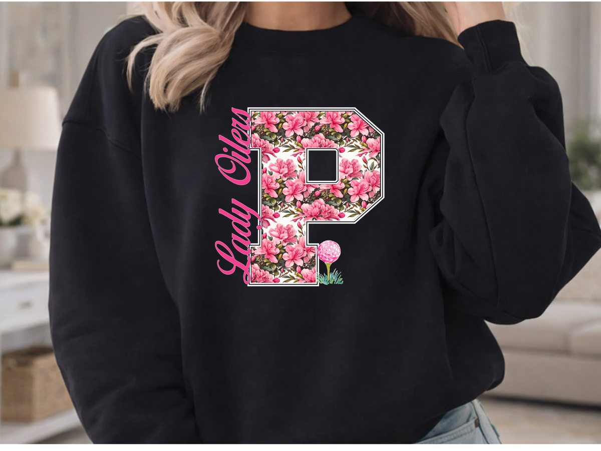 Floral - Varsity P Golf - Sweatshirt