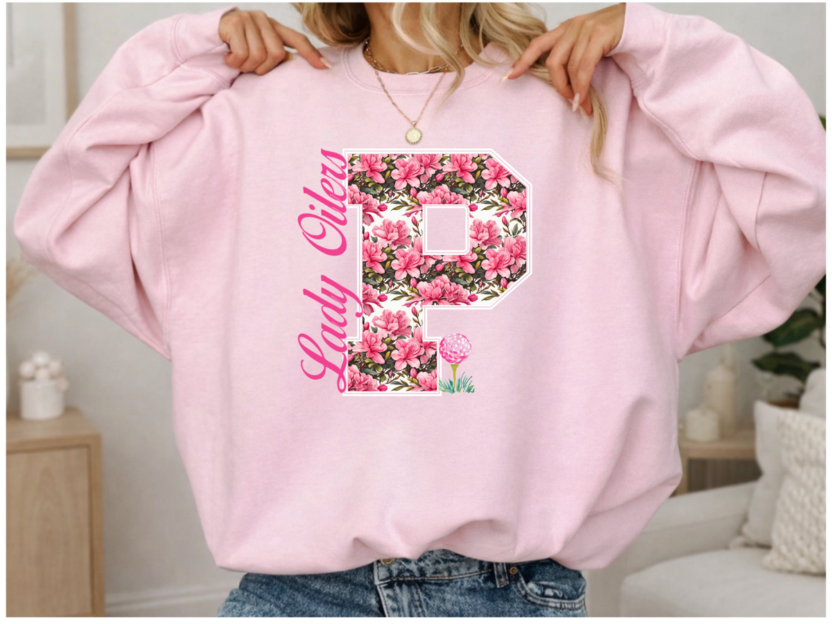 Floral - Varsity P Golf - Sweatshirt