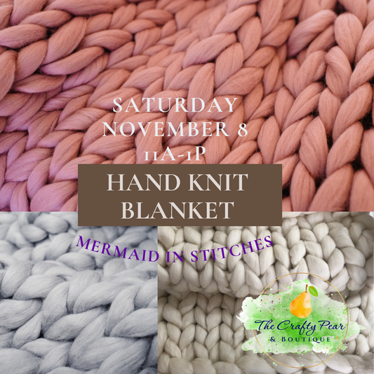 Hand Knit Blanket Workshop