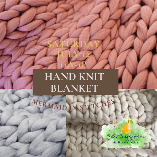 Hand Knit Blanket Workshop