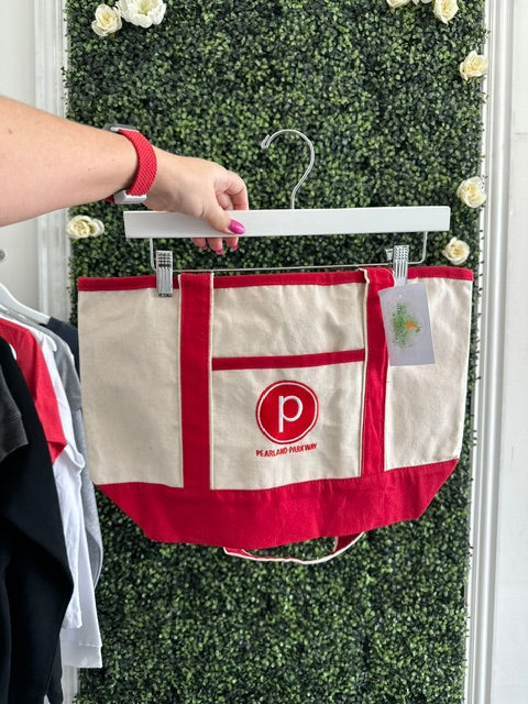 Pure Barre- Embroidered  Logo Tote Bag