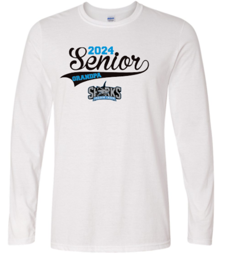 Shadow Creek High School Sharks Senior - Retro